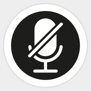 Mute Your Mic Sticker